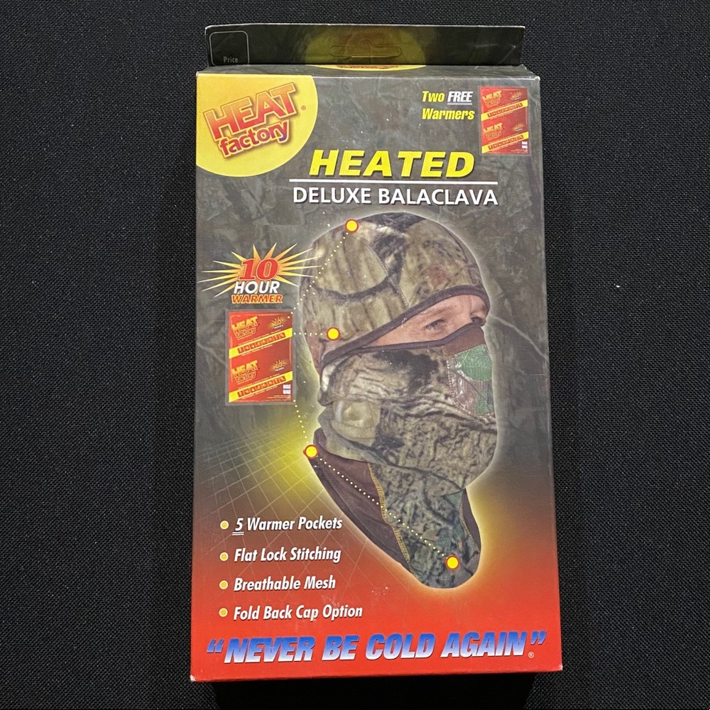Heat Factory ~ Heated Deluxe Balaclava ~ Brand New!